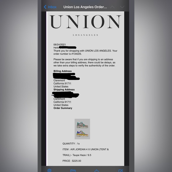 Jordan 4 union taupe haze - Picture 3 of 3